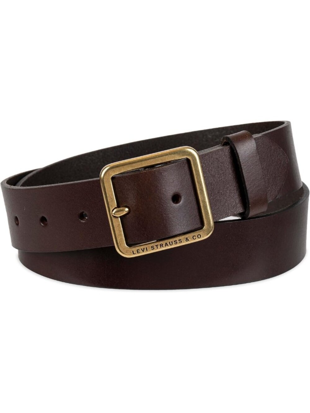 Stylish Women's Casual Leather Belt with Square Buckle - Perfect for Jeans